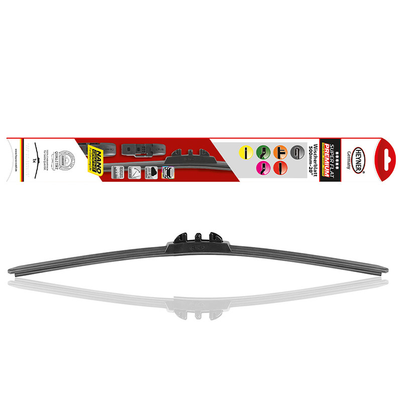 Щітка склоочисника (двірник) Heyner Super Flat Premium 500mm, безкаркасні, 280000