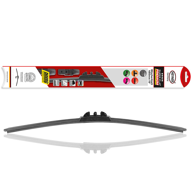 Щітка склоочисника (двірник) Heyner Super Flat Premium 480mm, безкаркасні, 279000