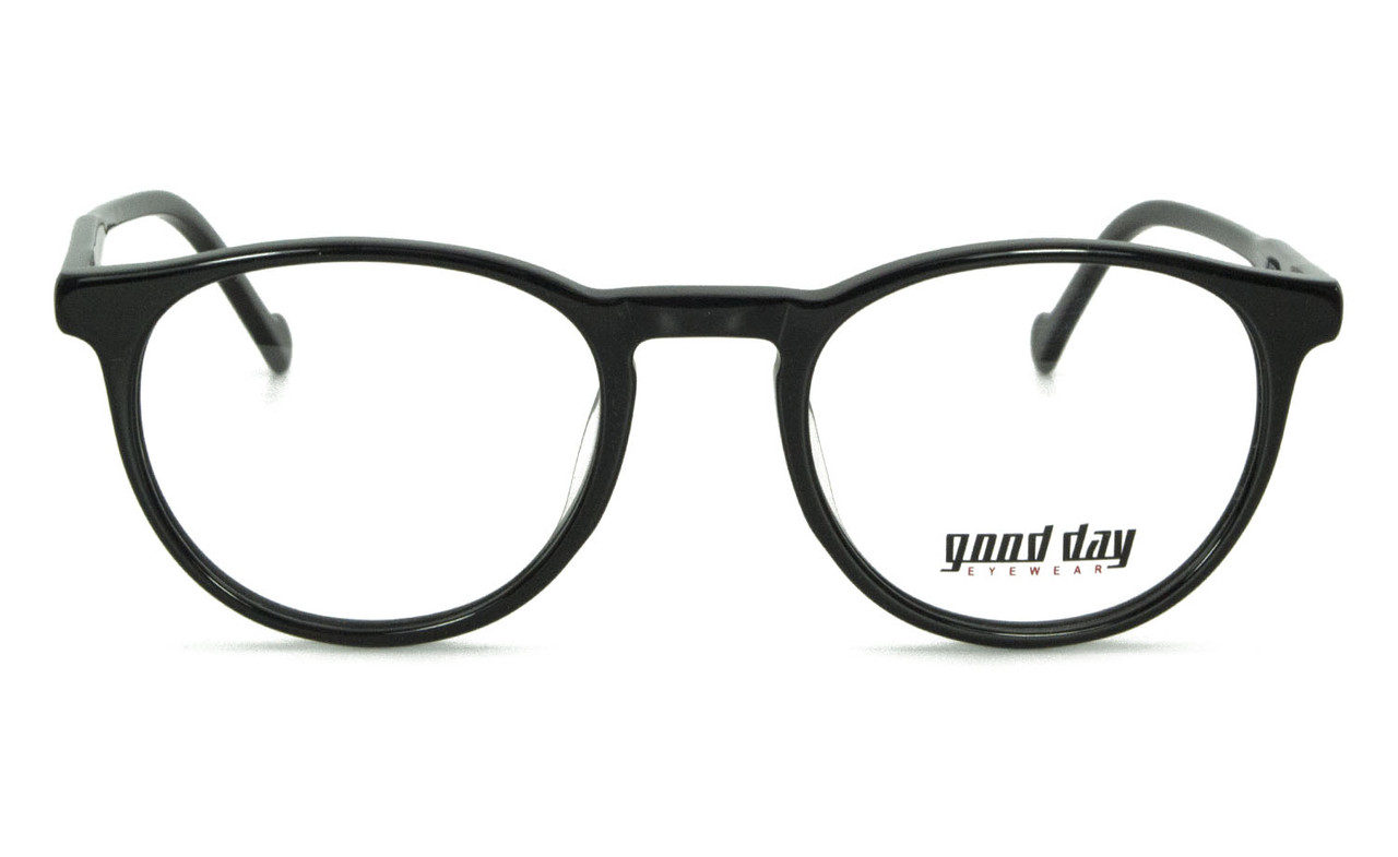 Кругла пластикова оправа для окулярів жіноча (можемо вставити лінзи за рецептом), фото 1