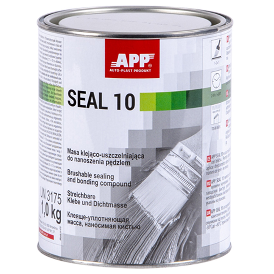 Герметик наноситься пензлем, SEAL10 APP, 1l, світло-сірий, 040101