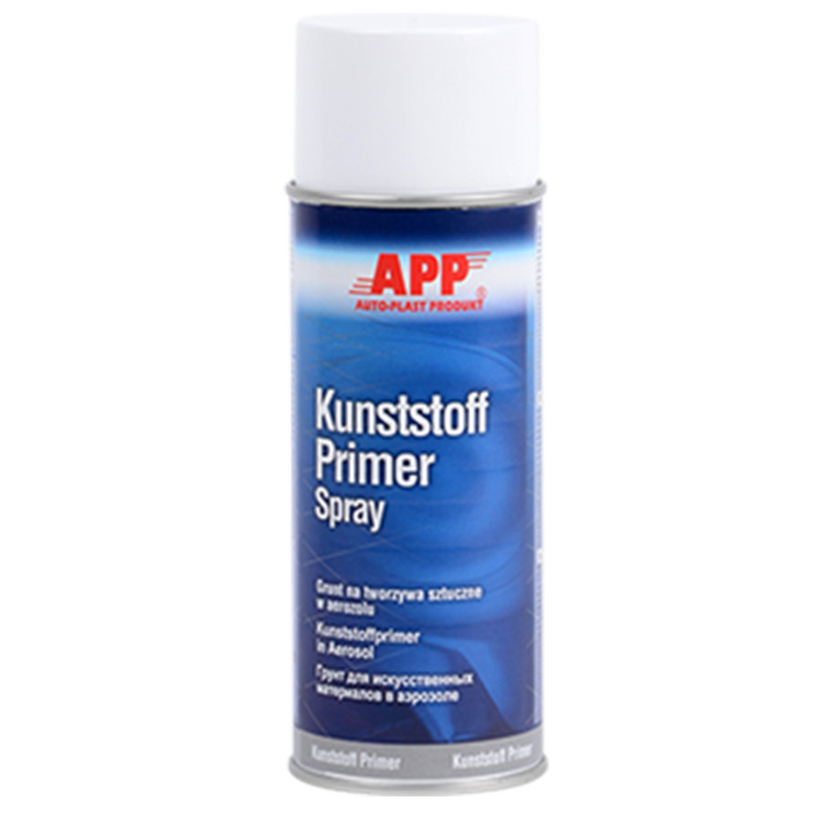 Грунт для пластмас APP, аерозоле, 1K Kunststoff, прозорий-срібний, 400ml, 020905