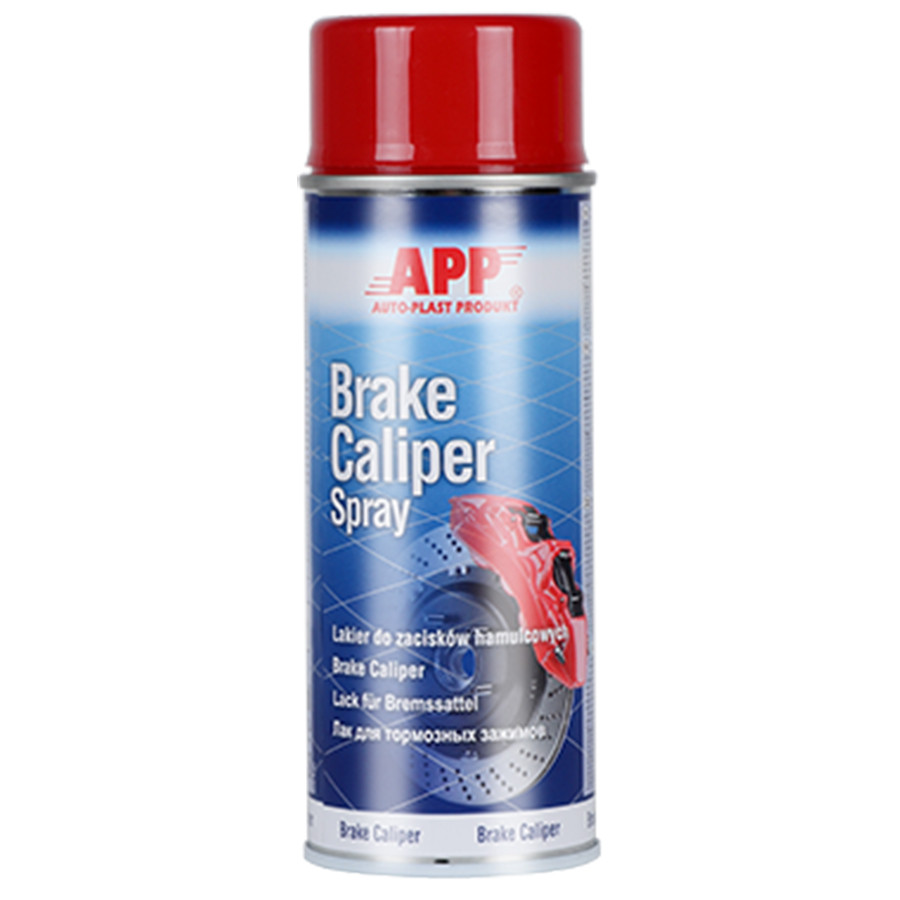 Аерозольна фарба для гальмівних супортов APP, червоний, 400ml, 210150