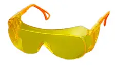 Окуляри захисні відкриті прозорі жовті, Україна (16-523)