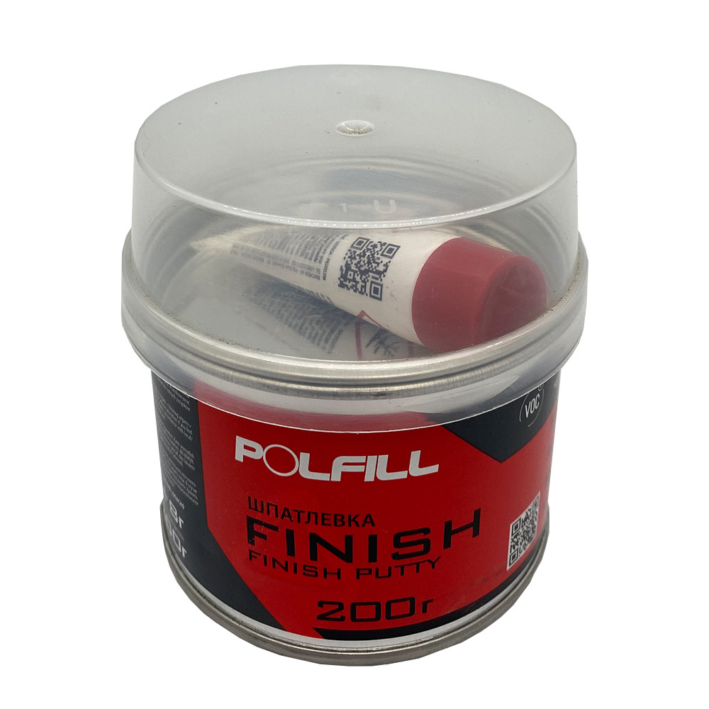 Шпаклівка фінішна, з затверджувачем, Polfill, 200g
