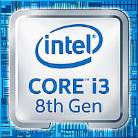 Наклейка Intel Core i3 8-го покоління blue