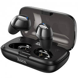 Bluetooth стерео гарнітура Hoco ES52 з кейсом (Чорна)
