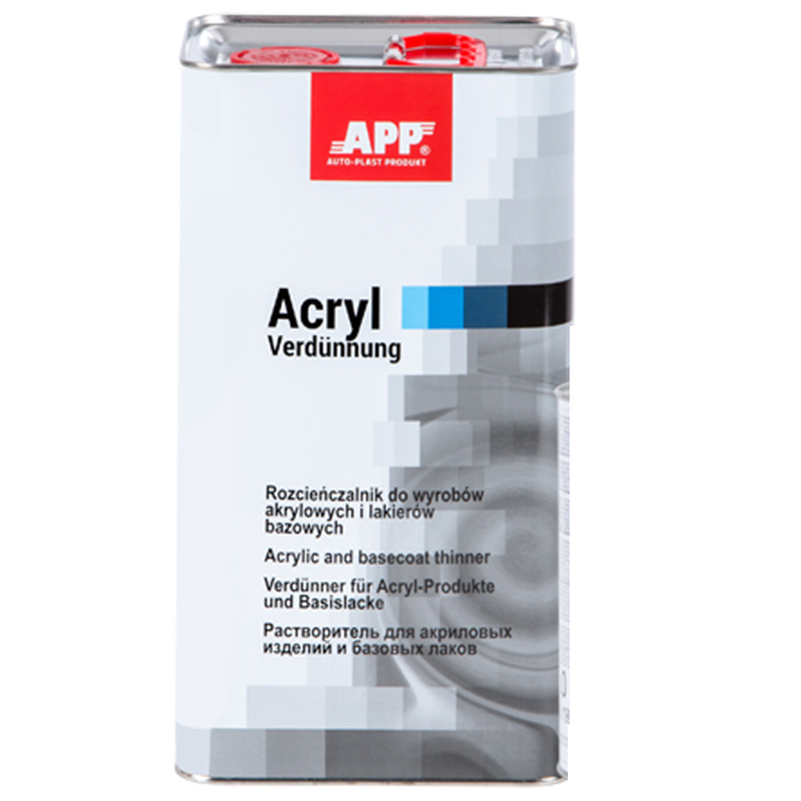 Розчинник, нормальний, до акрилових і базових продуктів "Verdünnung", APP, 5l, 030130