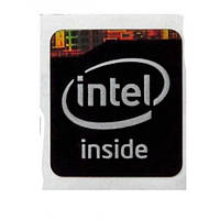 Наклейка Intel Inside black 1,7x1,9