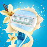 Жіночий бритвений станок Gillette Venus ComfortGlide Vanilla Creme з 1 змінною касетою 02009, фото 3