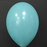 Латексна кулька пастель аквамарин 10" / 50 / 26см Aquamarine Gemar, фото 2