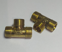 Тройник латунный 1/2" НР 1/2" НР 1/2"НР д 15 RS