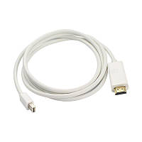 Шнур шт.mini Display Port- шт.Display Port, gold, 3 дюйми