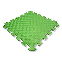 Детский коврик-пазл 500×500×12 мм зеленый