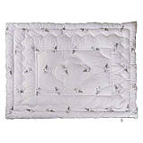 Дитяча ковдра зі штучного лебединого пуху 140х105 "Silver Swan demi" стьобана в мікрофібрі (320.52), фото 4