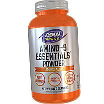 Кращі комплексні амінокислоти в порошку NOW Amino-9 Essentials Powder 330 р без смаку, фото 5