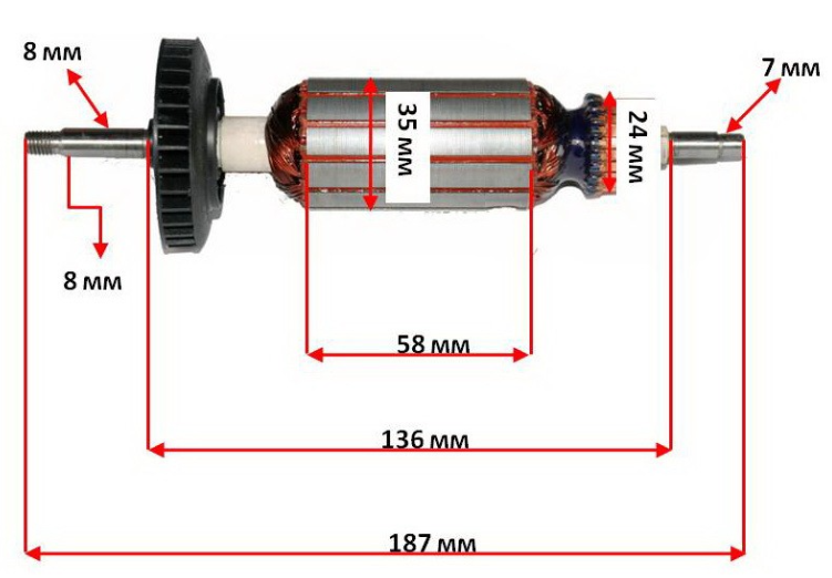 Якір на болгарку DeWalt 125, фото 1