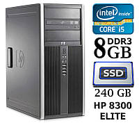 HP Elite 8300/ Intel Core i5-3470/ 8Gb DDR3/ SSD 240Gb/ Intel HD Graphics 2500