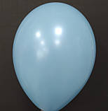 Латексна кулька пастель ніжно-блакитний 10 "/ 72 / 26см Baby Blue Gemar, фото 2
