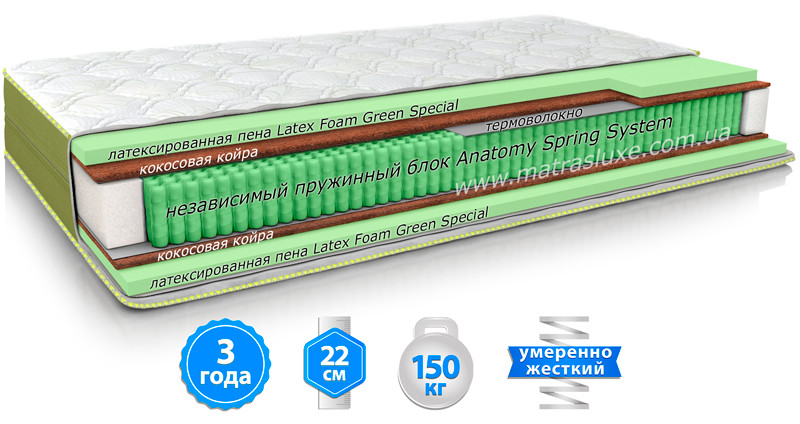 Ортопедичний матрац Paradise / Парадайс. ТМ Матролюкс, фото 1