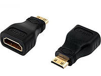 Перехідник HDMI С (mini) M to HDMI F (miniHDMI-HDMI 1.4)