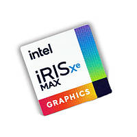 Наклейка Intel Iris Xe MAX Graphics