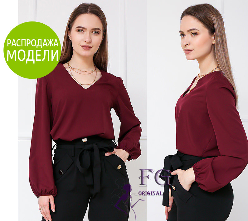 Блузка з широким рукавом "Fantasy"| Розпродаж моделі