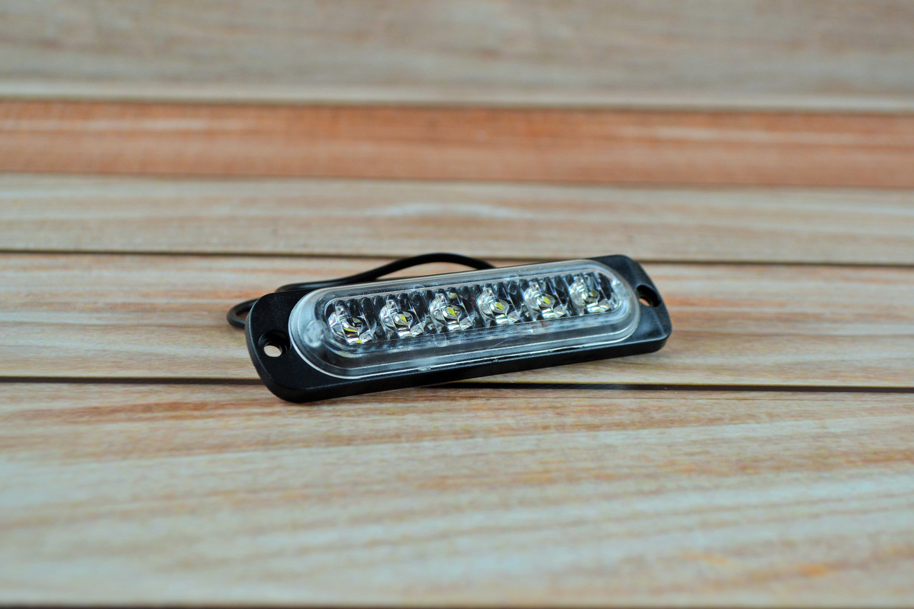 Габарит LED 12-24v 6 діодний Білий 1 шт., фото 1