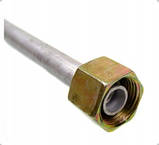 Вигнута Трубка до компресора різьба 16 мм, довжина 37 см (алюмінієва), фото 2