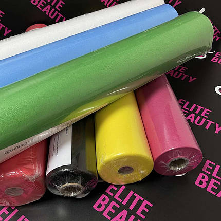 Яскраві одноразові простирадла в рулонах 0.8х100м, фото 1