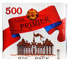 Серветки паперові Primier Lux Big Pack Барні 230 x 230 мм білі одношарові - 500 шт.