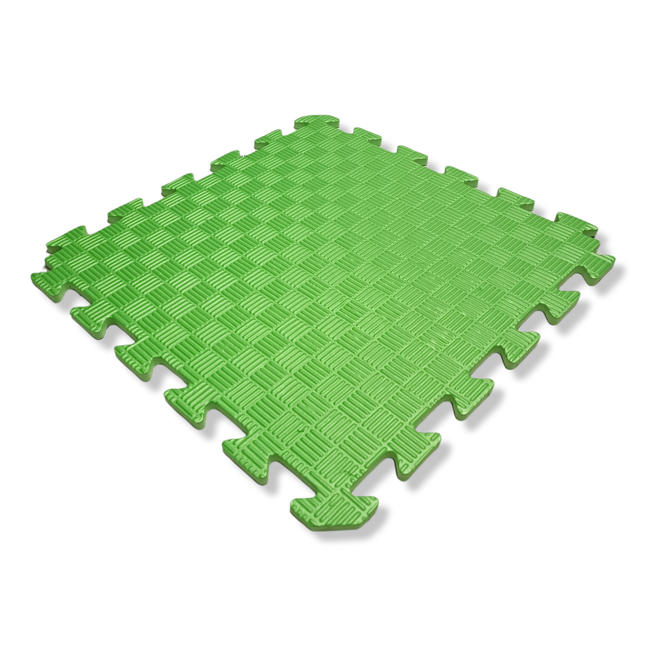 Дитячий килимок-пазл 500×500×12 мм зелений