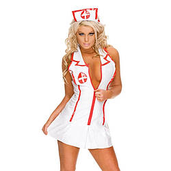 Жіночий еротичний халат медсестри жіноче еротичне сексі білизна сукня Меган Еротичні костюми