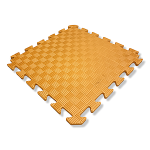 Дитячий килимок-пазл 500×500×12 мм помаранчевий