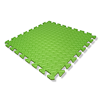 Дитячий килимок-пазл 500×500×10 мм зелений