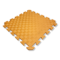 Дитячий килимок-пазл 500×500×10 мм помаранчевий