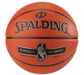 Оригинальный баскетбольный мяч SPALDING NBA PLATINUM ZK LEGACY (029321760172)