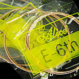 Струни для акустичної гітари Alice Phosphor bronze 11-52, фото 3