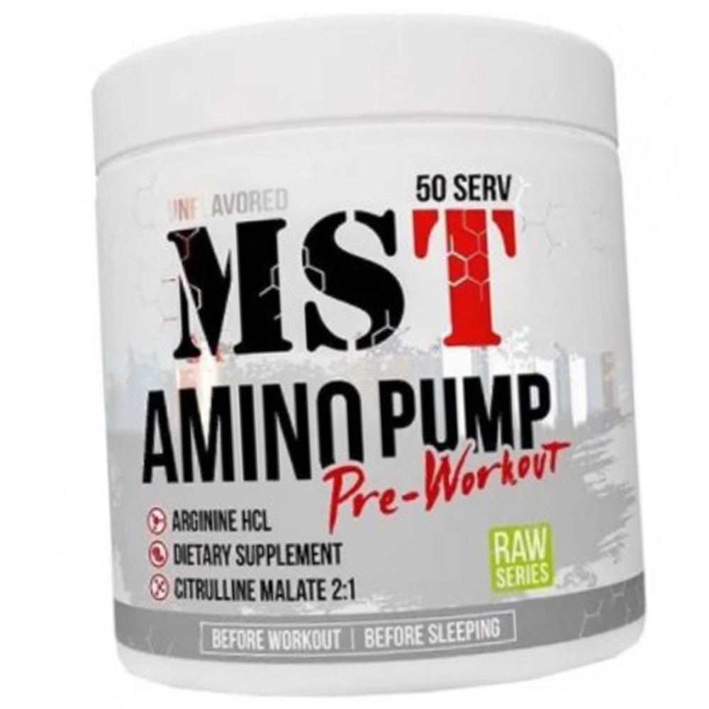 Амінокислоти Цитрулін Аргінін в порошку MST Amino Pump 300 г