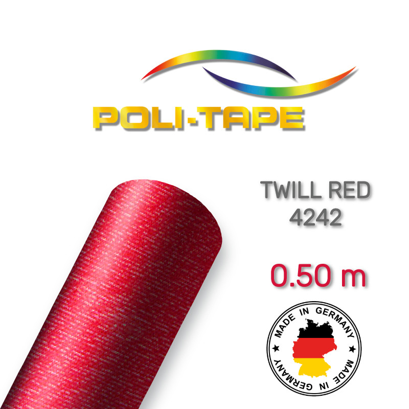 Poli-Flex Image 4242 Twill Red, фото 1