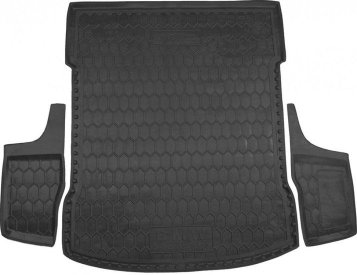 Килимок в багажник для BMW 5 (G30) (2017>) (седан) (з запаскою) гумовий (AVTO-Gumm) автогум, фото 1