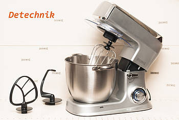 Планетарний тістоміс міксер для замішування тіста Royalty Line RL-PKM2100 SILVER