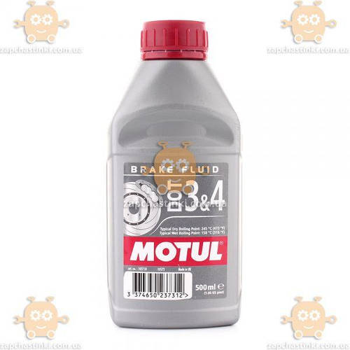 Купить Тормозная жидкость ДОТ 3/4 0,5л (пр-во Motul Франция) З 215203 ...