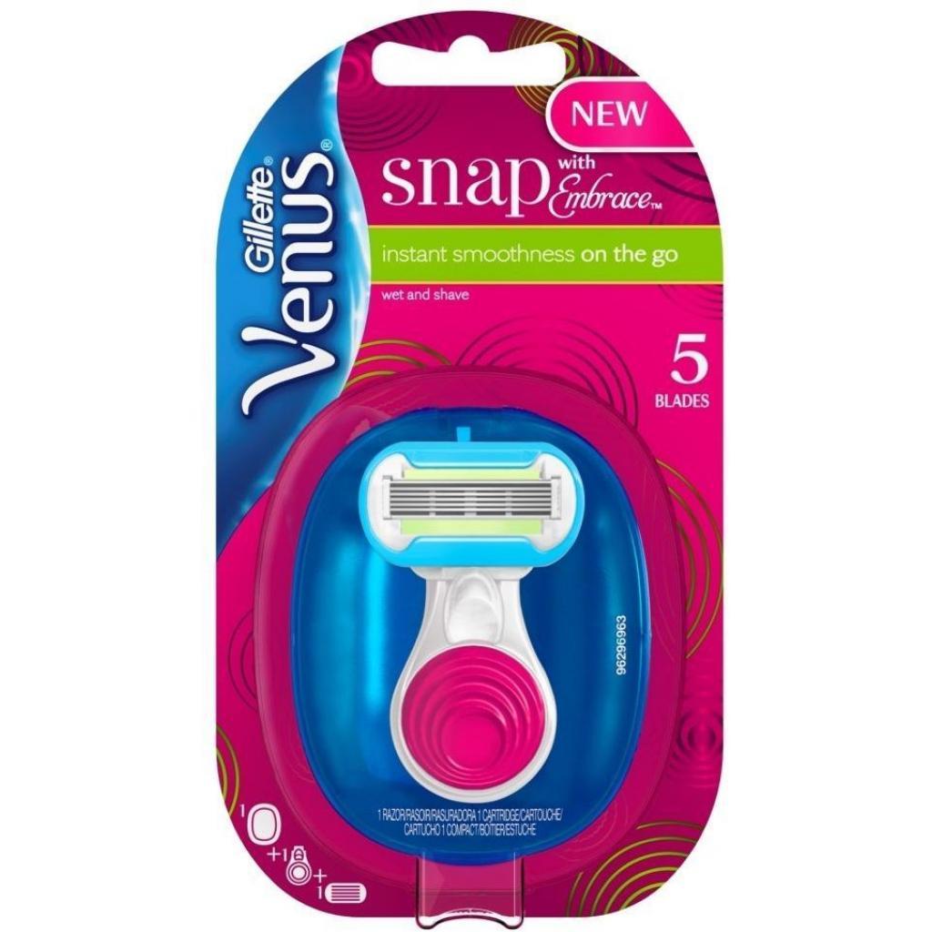Жіночий бритвений станок Gillette Venus Snap Embrace + футляр 02013