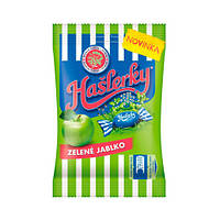 Мятные леденцы на травах со вкусом яблока Haslerky Green Apple, 90 г.