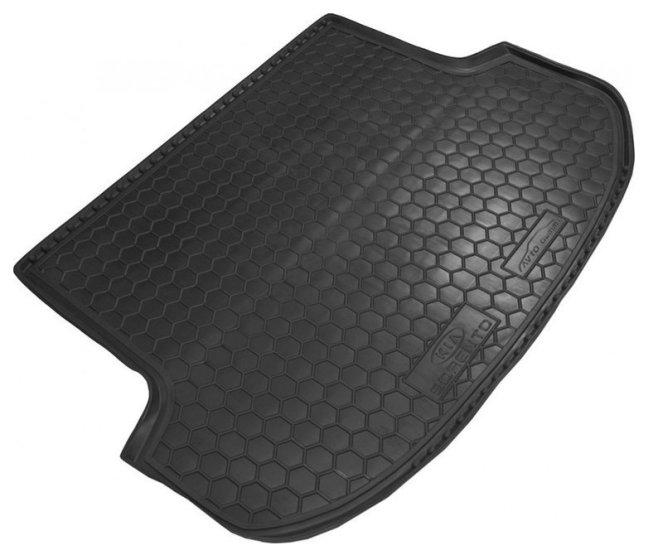 Килимок в багажник для Kia Sorento (2013>) (5місць) гумовий (AVTO-Gumm) автогум, фото 1