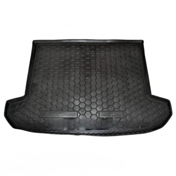 Килимок в багажник для Kia Sportage lV (2016>) гумовий (AVTO-Gumm) автогум, фото 1