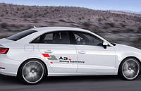 Наклейки полосы на авто ARB 3D TUNING STUDIO Ауди А3 А4 А6 А7 Q3 Q5 B 1050х270х0.15мм=2штуки