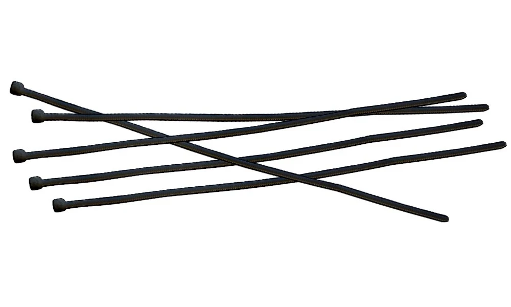 Стяжки пластикові 3,6 х 370мм (100шт), чорні, Technics (23-143), фото 1