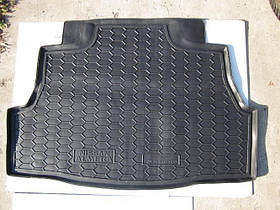 Килимок в багажник для Nissan Almera (Classic) (2006>) гумово-пластиковий (AVTO-Gumm) автогум