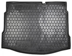 Килимок багажника Nissan Qashqai (2010-2014) (з докаткою) гумово-пластиковий AVTO-Gumm